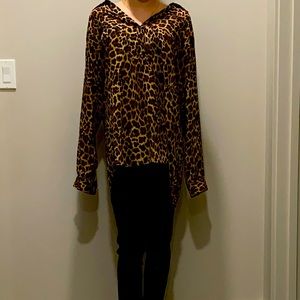 Leopard print blouse